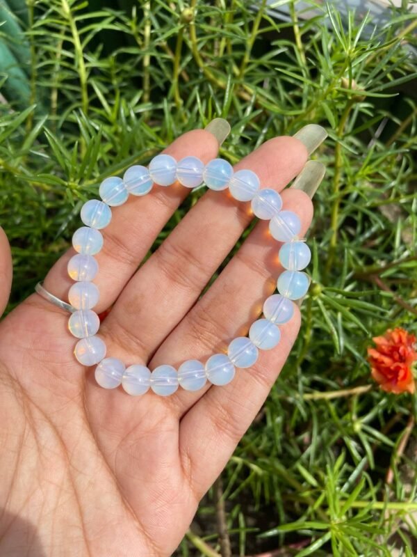 opalite bead bracelet