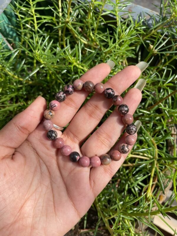 pink rhodonite bracelet