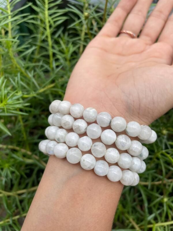 Best Quality rainbow moonstone bracelet - Image 5