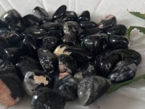 tumbled black tourmaline crystal