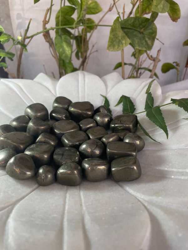 AAA Quality pyrite tumbled stone handmade - Image 6