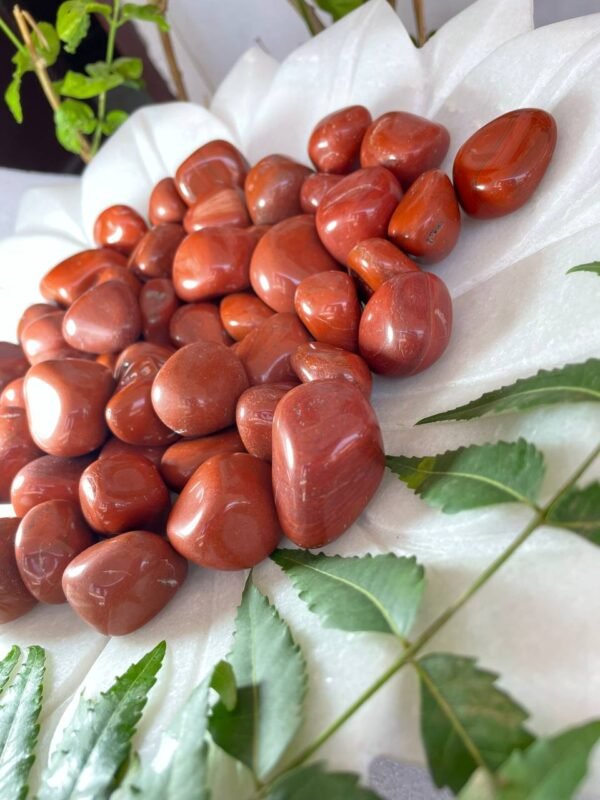 red jasper tumbled stone
