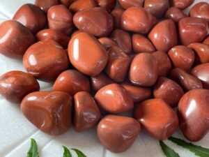 red jasper tumbled stone