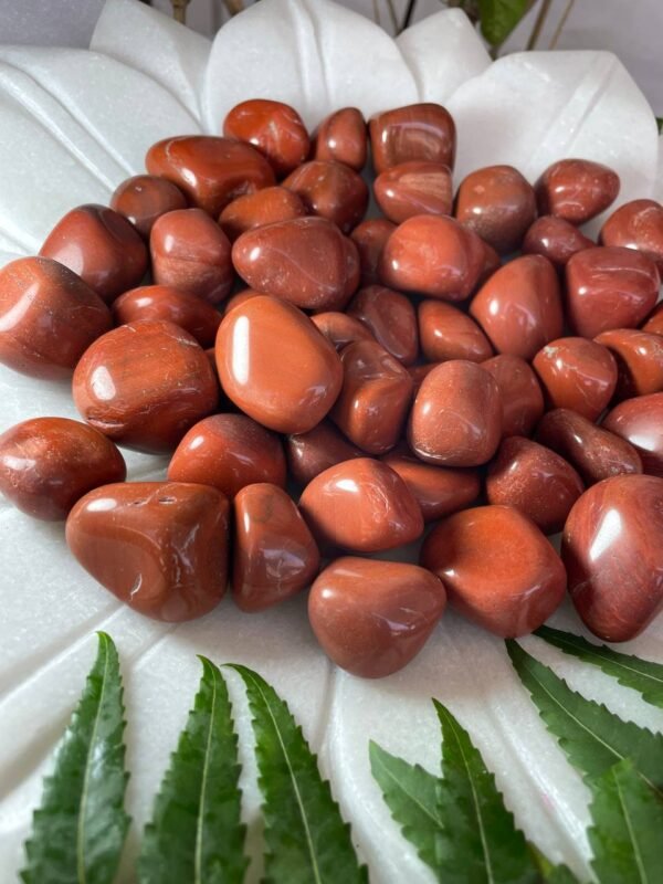 red jasper tumbled stone