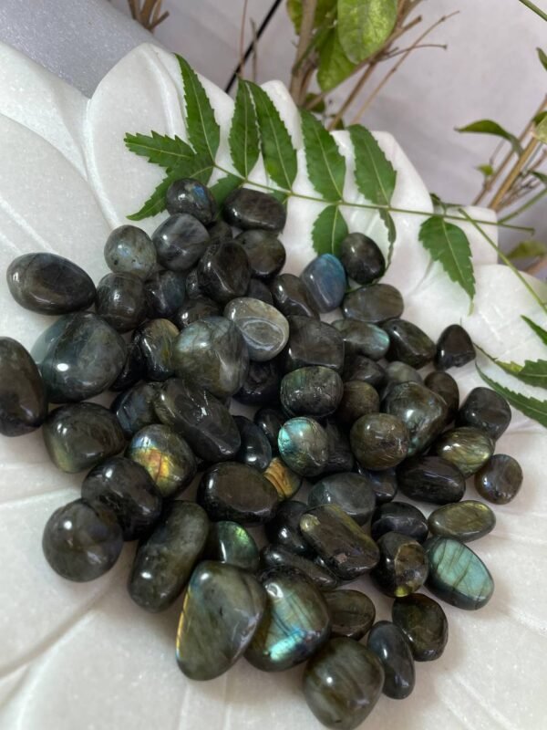 best quality labradorite crystal tumbled stones handmade and polished - Image 3