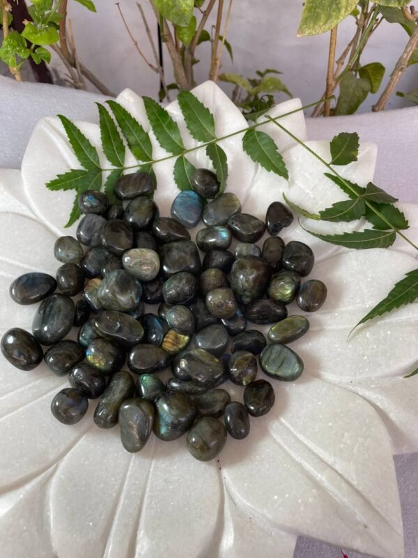 best quality labradorite crystal tumbled stones handmade and polished - Image 4