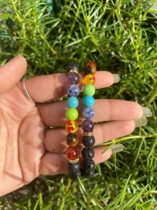 Best Quality lava seven chakra bracelet - Image 2