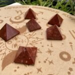 red jasper pyramid