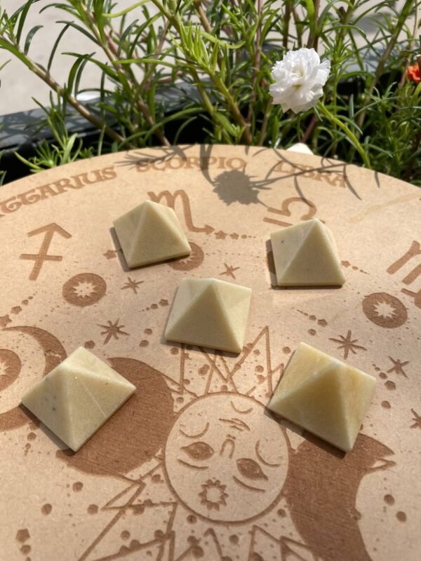 yellow aventurine pyramid
