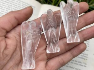 clear quartz angel