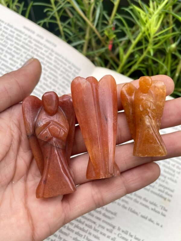 Best Quality orange aventurine  angel - Image 3
