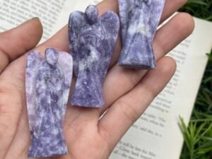 lepidolite gemstone angels