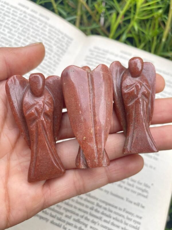Best Quality red jasper angel - Image 2