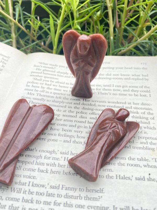 Best Quality red jasper angel - Image 3