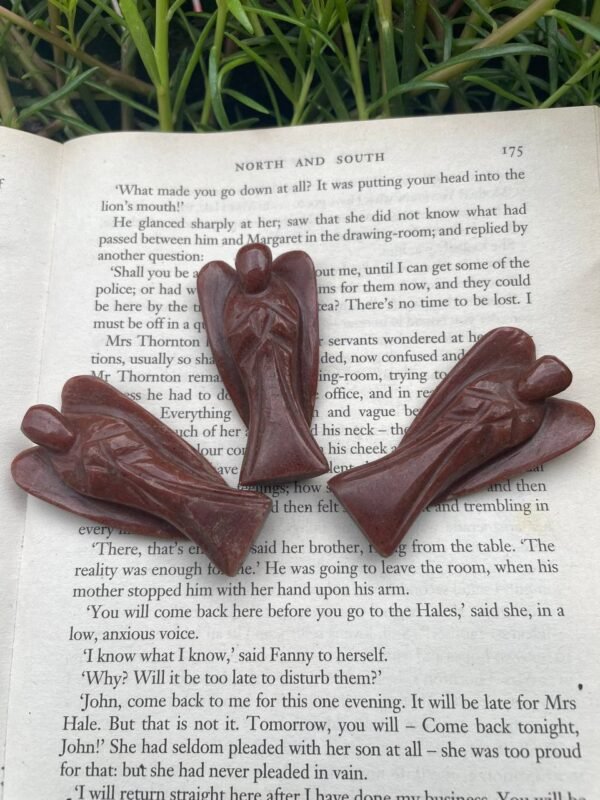 Best Quality red jasper angel - Image 4