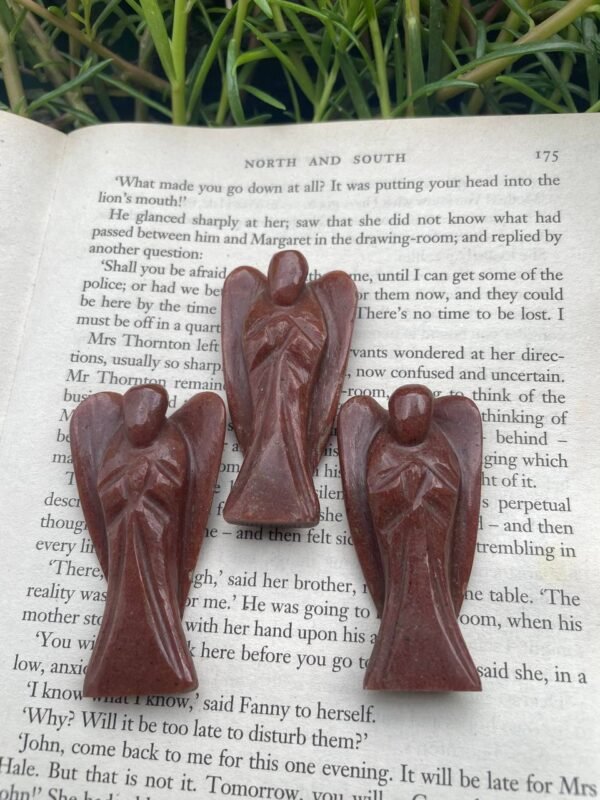 Best Quality red jasper angel - Image 6