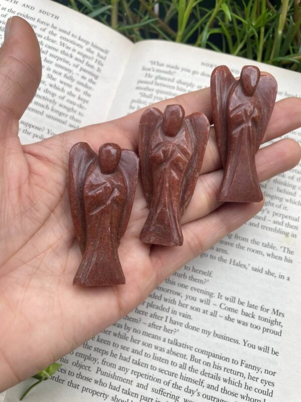 Best Quality red jasper angel - Image 7