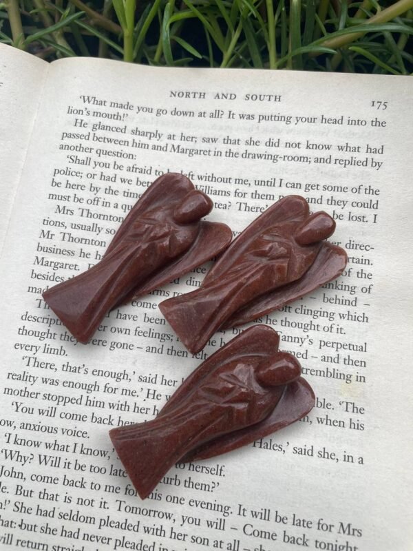 Best Quality red jasper angel - Image 9