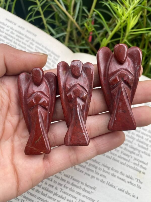 Best Quality red jasper angel - Image 10