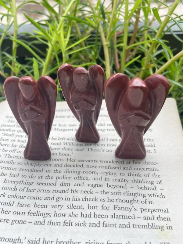 Best Quality red jasper angel - Image 12