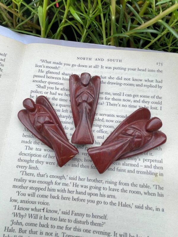 Best Quality red jasper angel - Image 13