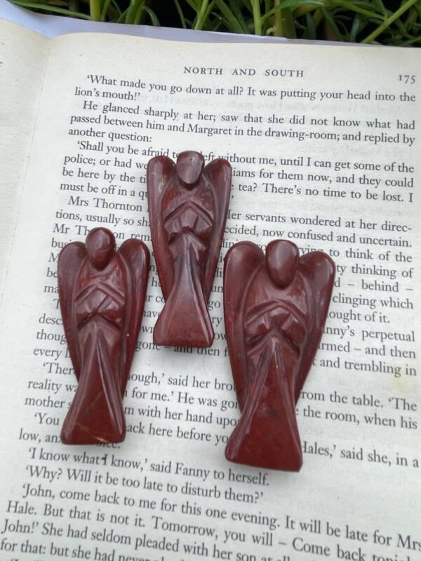 Best Quality red jasper angel - Image 14