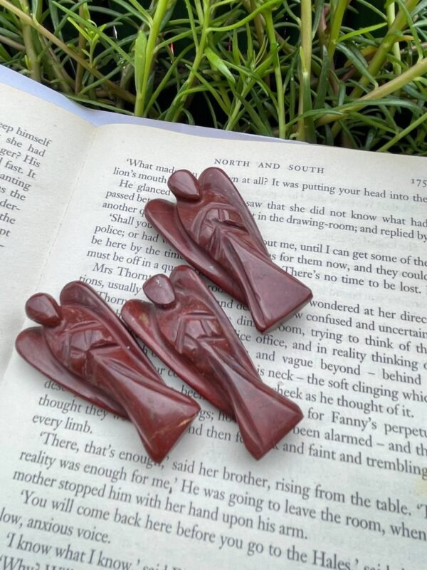 Best Quality red jasper angel - Image 15