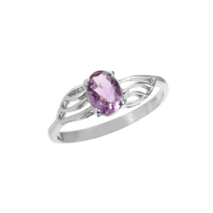 925 silver amethyst ring