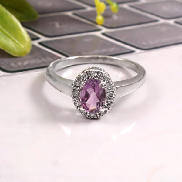 amethyst 925 ring