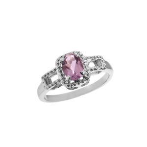 sterling silver amethyst ring